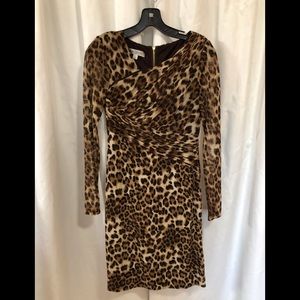 Kay Unger Leopard Dress size 4 #2281